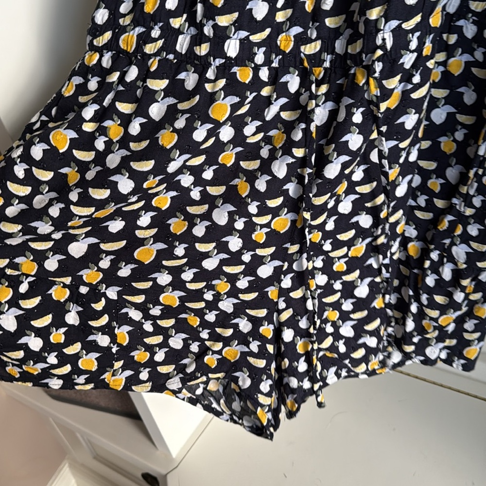 LOFT Fruit Print Halter Neck Romper - Picture 3 of 8